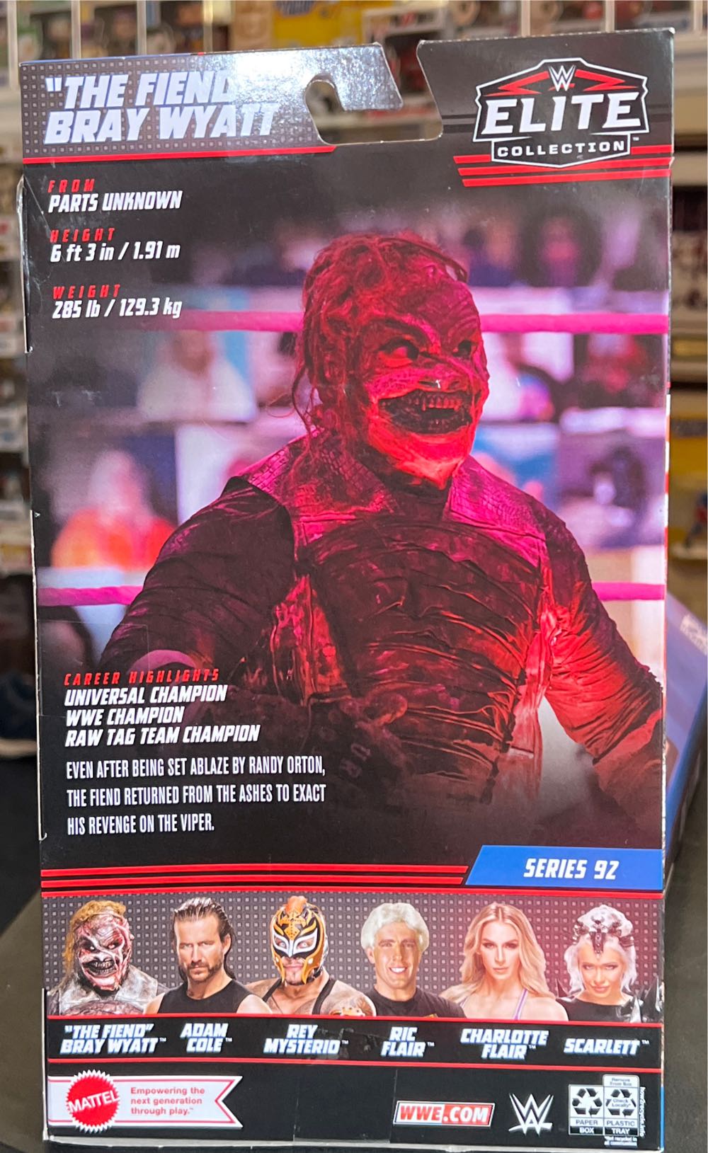 Bray Wyatt “The Fiend” - Mattel (WWE) action figure collectible [Barcode 194735075591] - Main Image 2