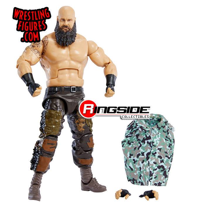 BRAUN STROWMAN - WWE ELITE 87 - Mattel (Attire Date: Aug. 23, 2020 @ SummerSlam) action figure collectible [Barcode 887961922011] - Main Image 4