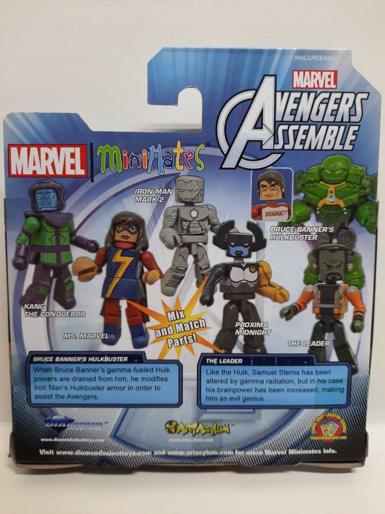 Bruce Banner’s Hulkbuster & The Leader  (MiniMates) action figure collectible [Barcode 699788816462] - Main Image 2