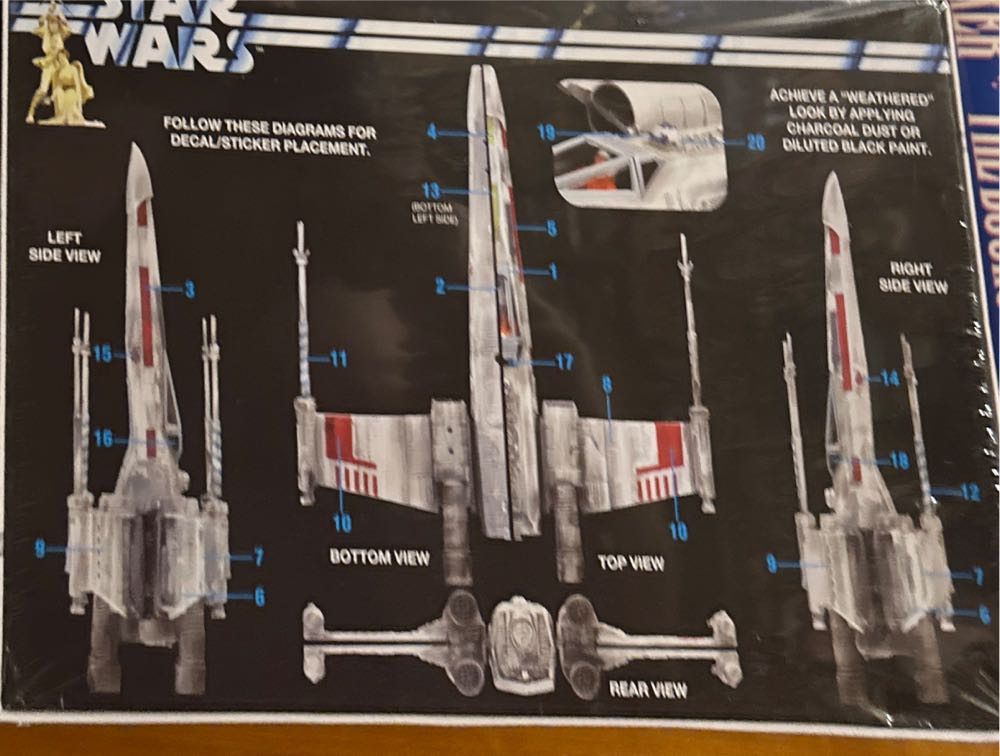 X-Wing Model Kit  (Star Wars) action figure collectible [Barcode 849398051078] - Main Image 2
