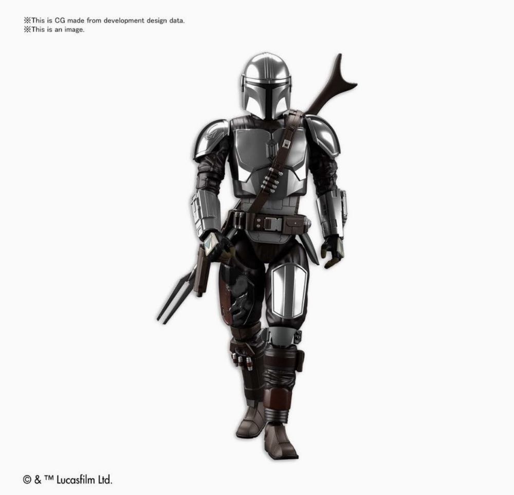 the Mandalorian (Beskar Armor) Silver Coating Ver. - Bandai Namco (Star Wars: the Mandalorian (Season 2)) action figure collectible [Barcode 4573102617972] - Main Image 3