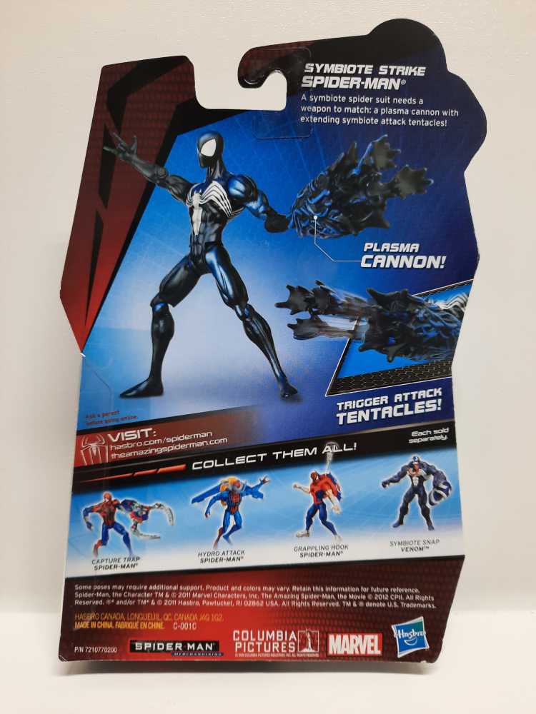 3.75” Amazing Spidermand Move - Spider-Man (Symbiote Strike)  (Marvel: Spider-Man: 3”) action figure collectible [Barcode 653569675860] - Main Image 2