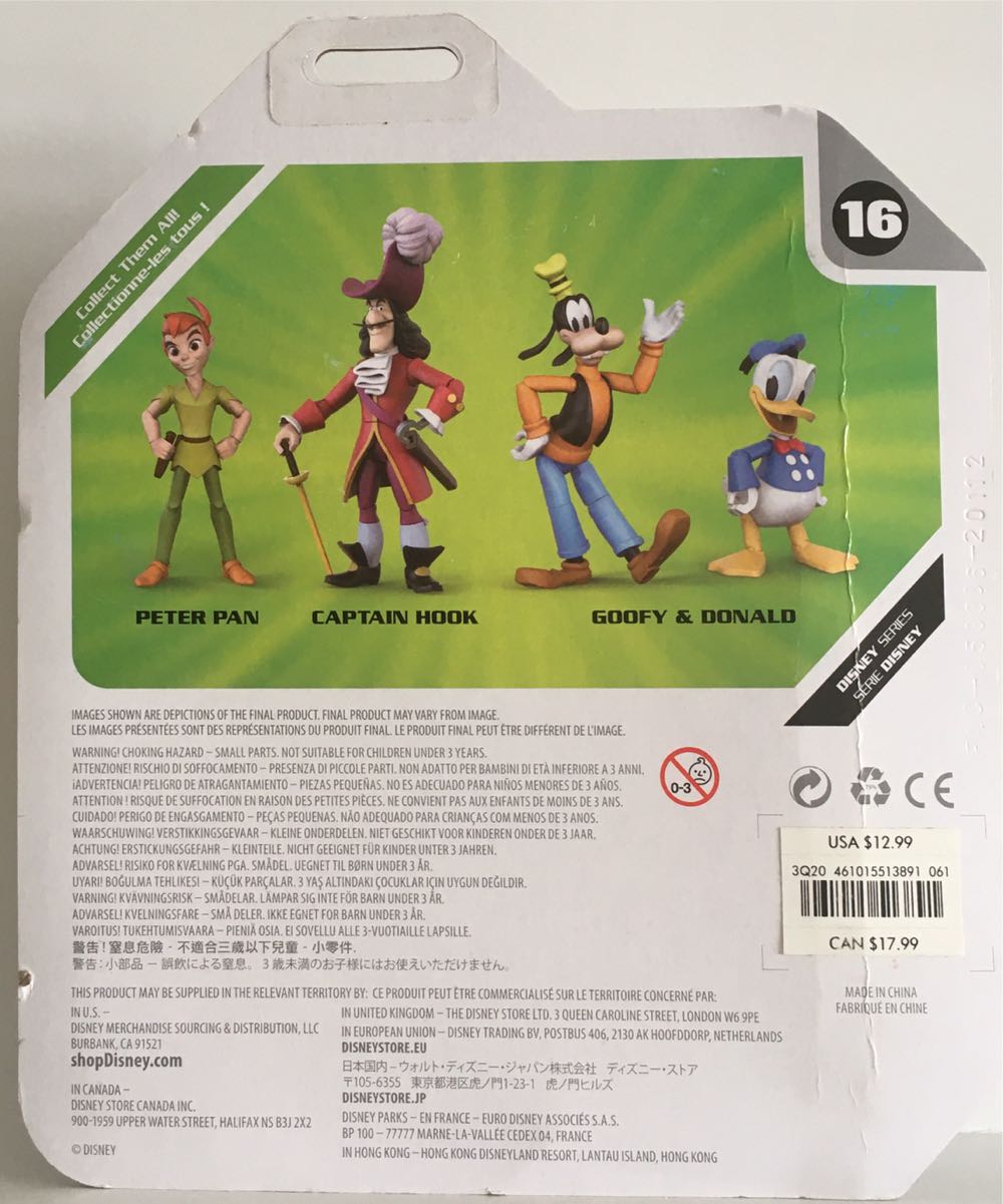 16 - Captain Hook  (Toybox Disney) action figure collectible - Main Image 2