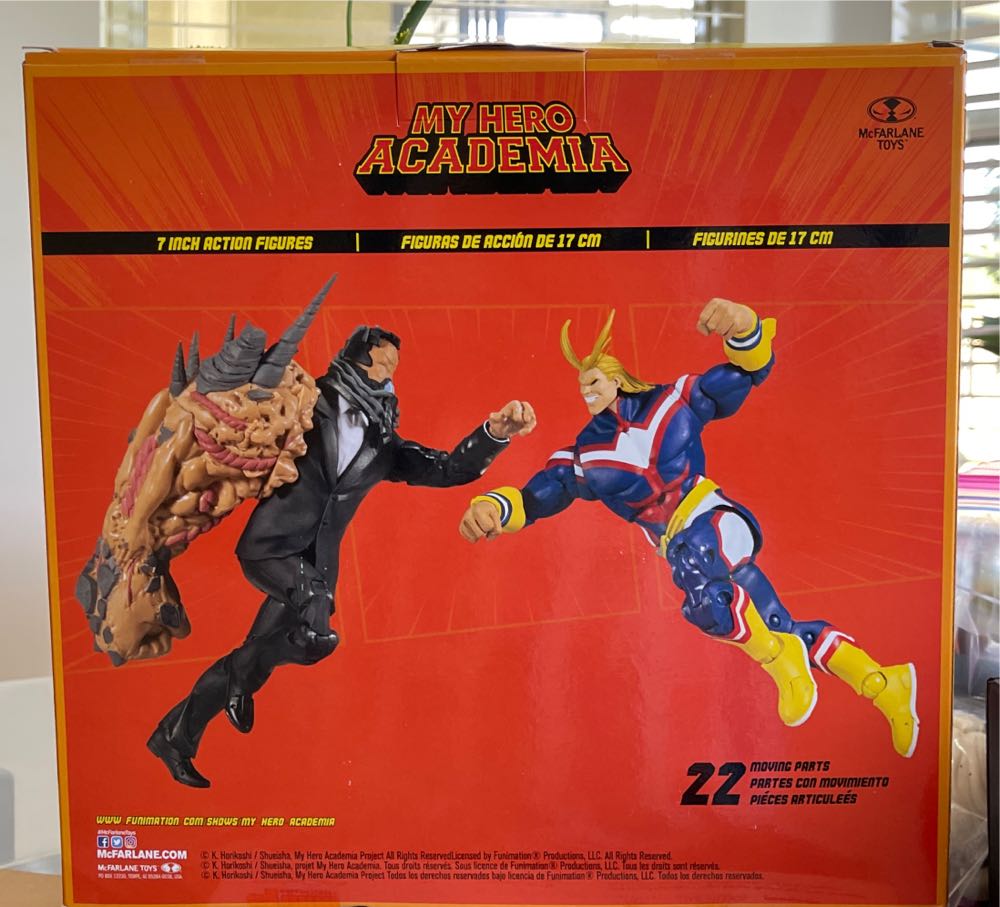 Mcfarlane Toys My Hero Academia All Might Vs All For One 2pk   action figure collectible [Barcode 787926108774] - Main Image 3