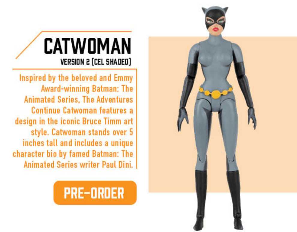 BTAS Catwoman - DC Direct (Batman: The Adventures Continue) action figure collectible [Barcode 787926301212] - Main Image 4