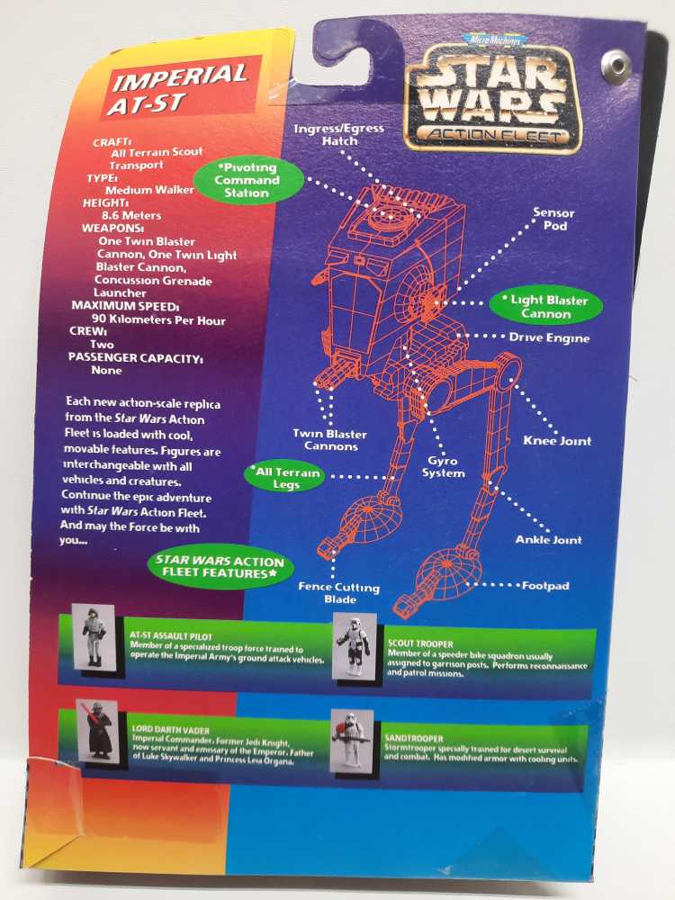 Galactic Empire (Battle Pack #2) - Galoob (Star Wars: Action Fleet: Battle Packs) action figure collectible [Barcode 047246680122] - Main Image 2