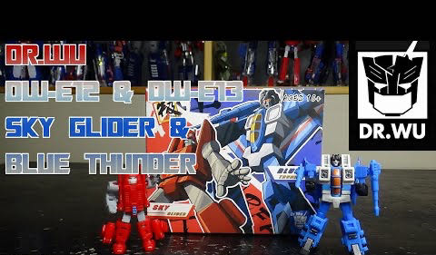 Dr. Wu DW-E12 Blue Thunder(Thundercracker) - Dr. Wu Studio (G1) action figure collectible - Main Image 2