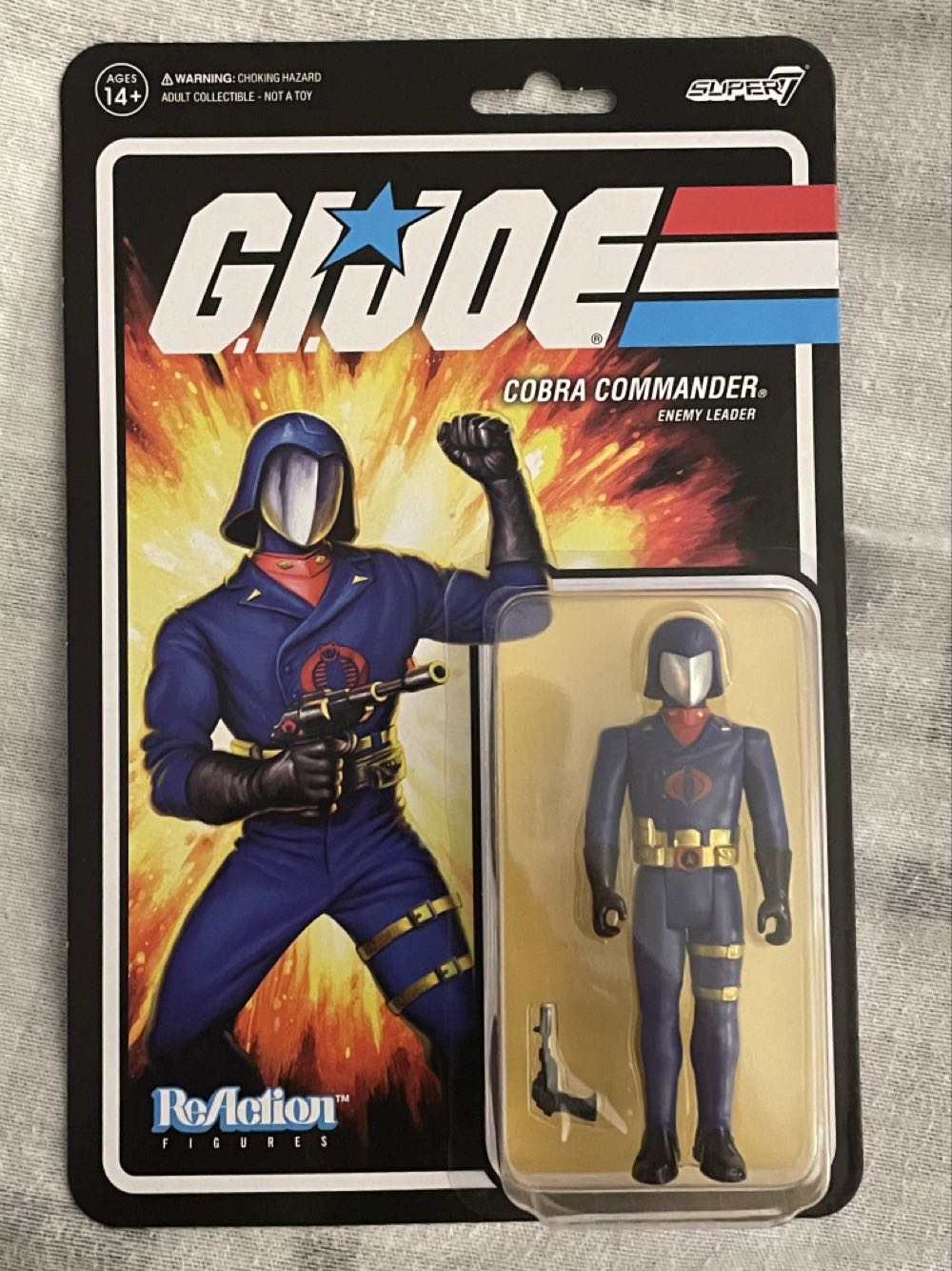Cobra Commander (Toy Recolor) - Super7 (G.I. Joe) action figure collectible [Barcode 840049818187] - Main Image 2
