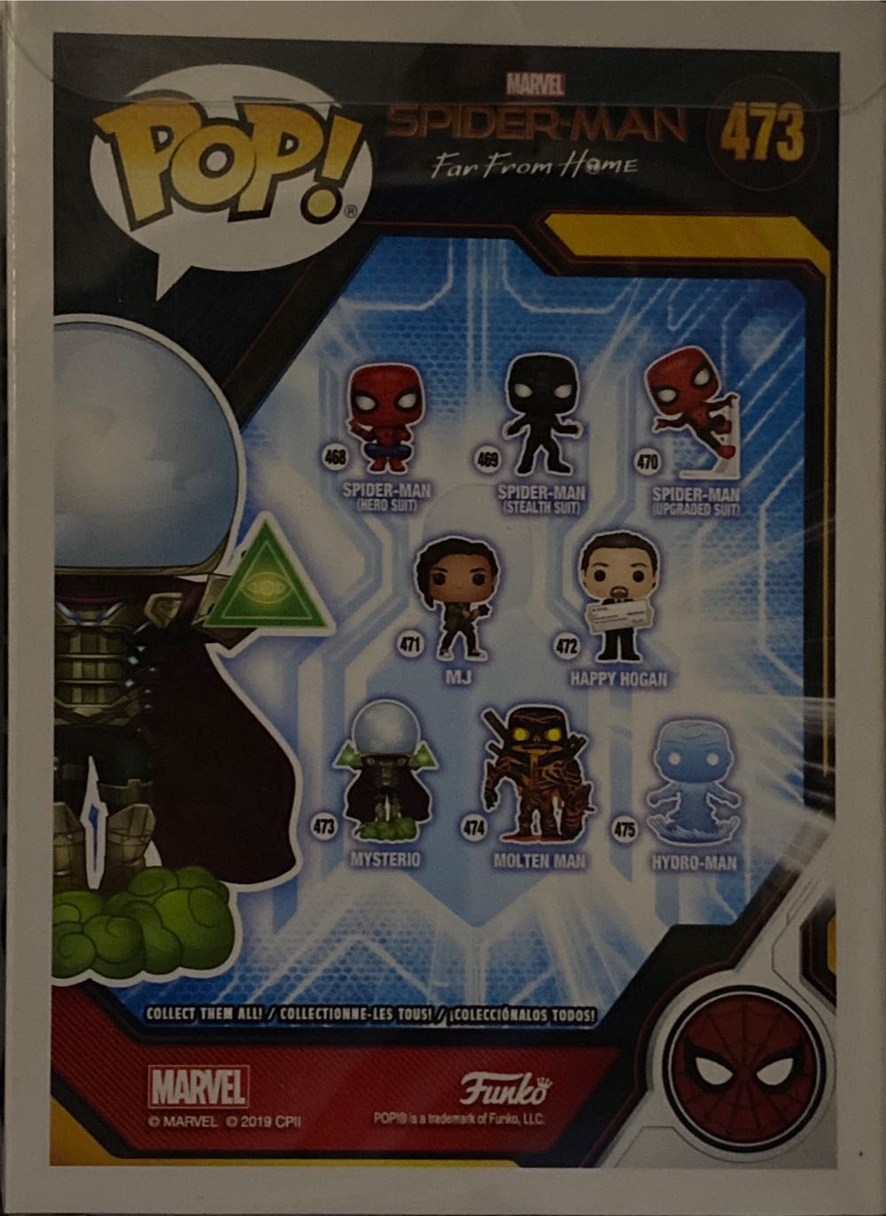 Funko Pop! Marvel Collectors Crops Mysterio #473 Lights Up!  action figure collectible [Barcode 889698408059] - Main Image 4