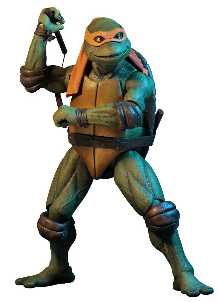 NECA- TMNT The Movie (2 Pack) - Raphael & Michelangelo - Neca / Reel Toys (TMNT (1990)) action figure collectible [Barcode 634482541265] - Main Image 4