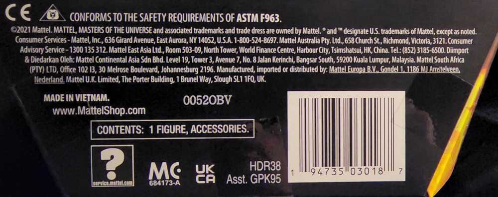 Skeletor - Mattel (Masters Of The Universe) action figure collectible [Barcode 194735030187] - Main Image 4