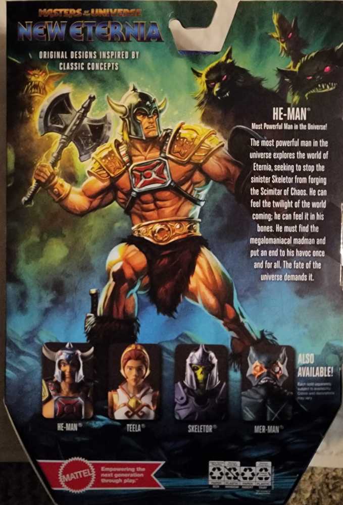 He-Man - Mattel (Masters Of The Universe) action figure collectible [Barcode 194735030194] - Main Image 2