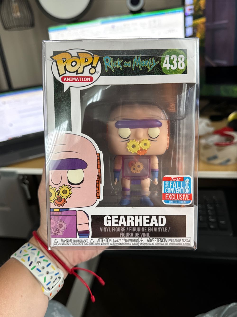 Funko Gearhead Fall Con Exc: Fun‚ko P‚o‚p‚! Animation Vinyl Figure Bundle With 1 Compatible ’toysdiva’ Graphic Protector 438 34840 B  action figure collectible [Barcode 889698348409] - Main Image 2