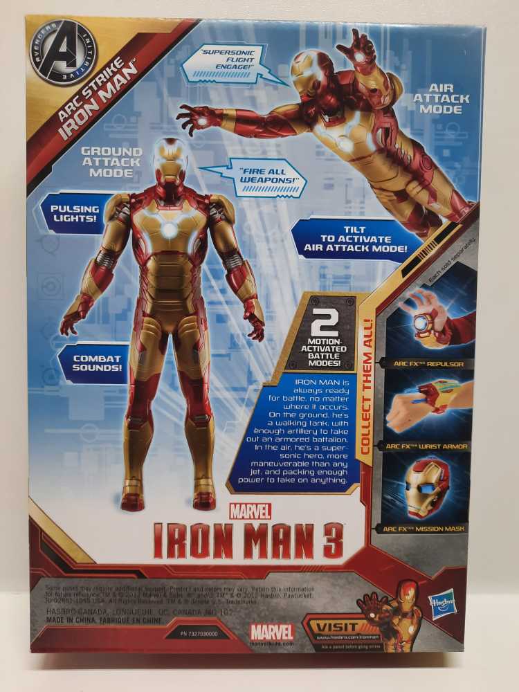 Iron Man (ARC Strike)  (Marvel: Iron Man 3: 12”) action figure collectible [Barcode 653569811589] - Main Image 2