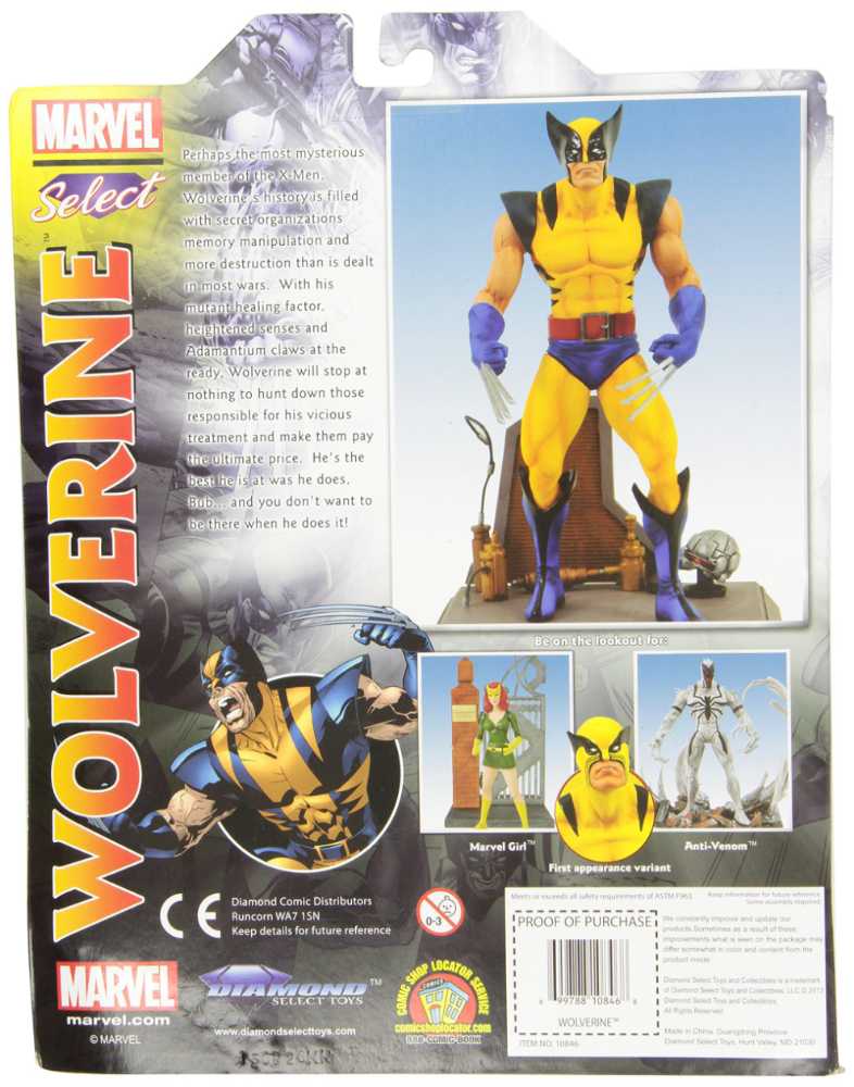 Diamond Select Toys Marvel Select X-Men Origins Wolverine - Diamond Select Toys (Marvel) action figure collectible [Barcode 699788107270] - Main Image 4