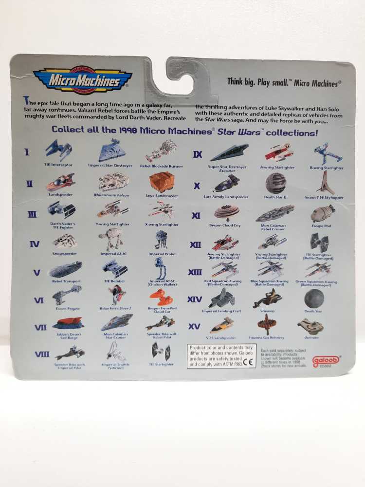 Star Wars XV  (Star Wars: Micro Machines) action figure collectible [Barcode 047246651245] - Main Image 2