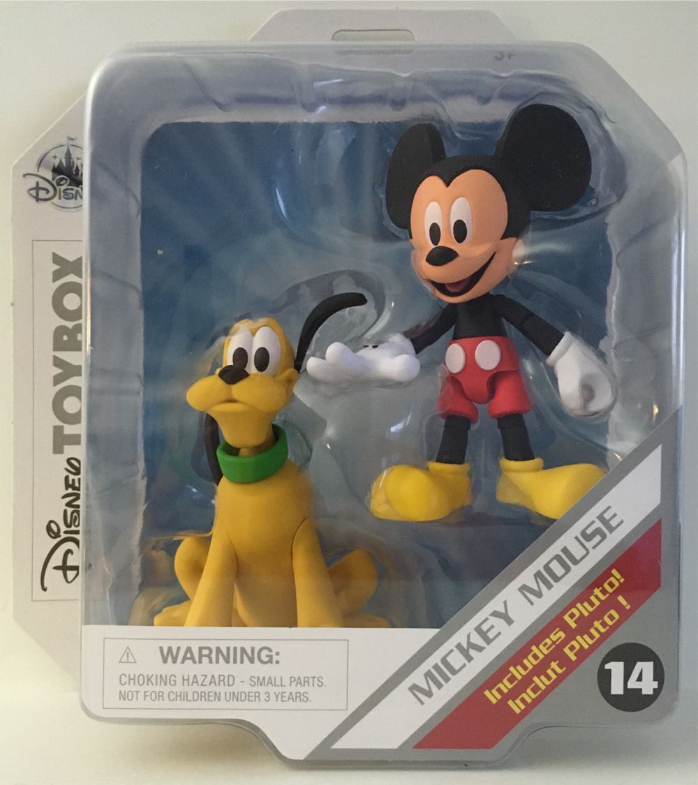 14 - Mickey Mouse w Pluto  (Toybox Disney) action figure collectible - Main Image 1