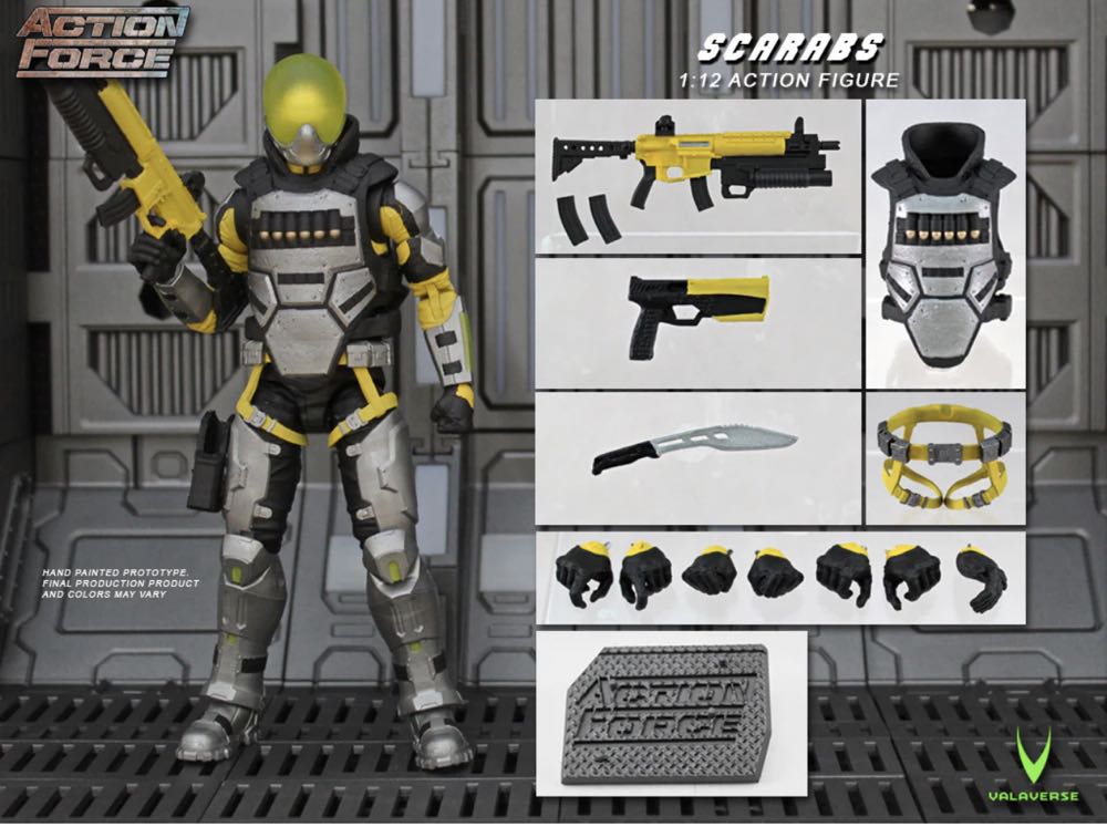AF - Scarabs - Valaverse (Action Force) action figure collectible [Barcode 618952266957] - Main Image 3