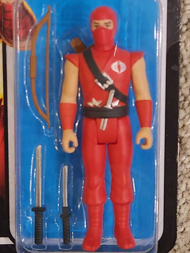 GI Joe Super 7 ReAction #23: Red Ninja  - Super 7 (G.I. Joe ReAction) action figure collectible [Barcode 840049818804] - Main Image 3