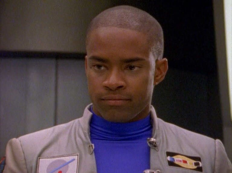 Mighty Morphin Power Rangers Lightning Collection Blue In Space Ranger (TJ Johnson) W/ Glider - Hasbro (Power Rangers: Lightning Collection) action figure collectible [Barcode 5010993941865] - Main Image 4