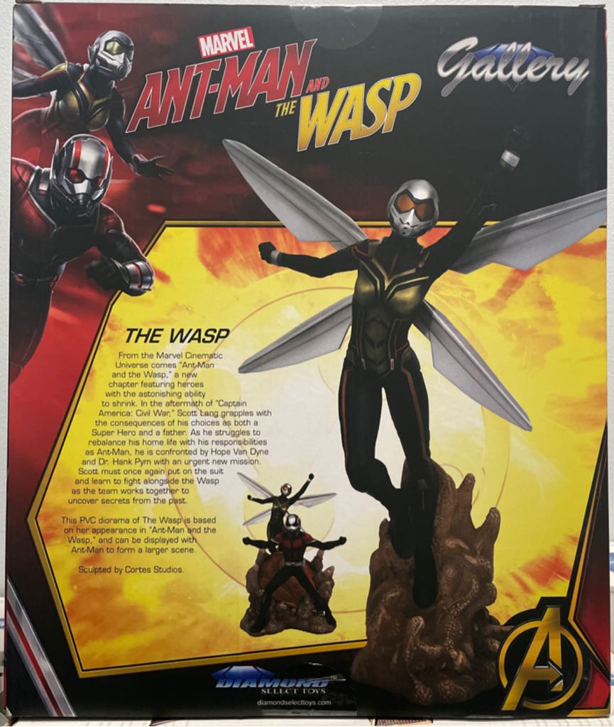 The Wasp: Diamond Select PVC Statue - Diamond Select Toys action figure collectible [Barcode 699788830673] - Main Image 2