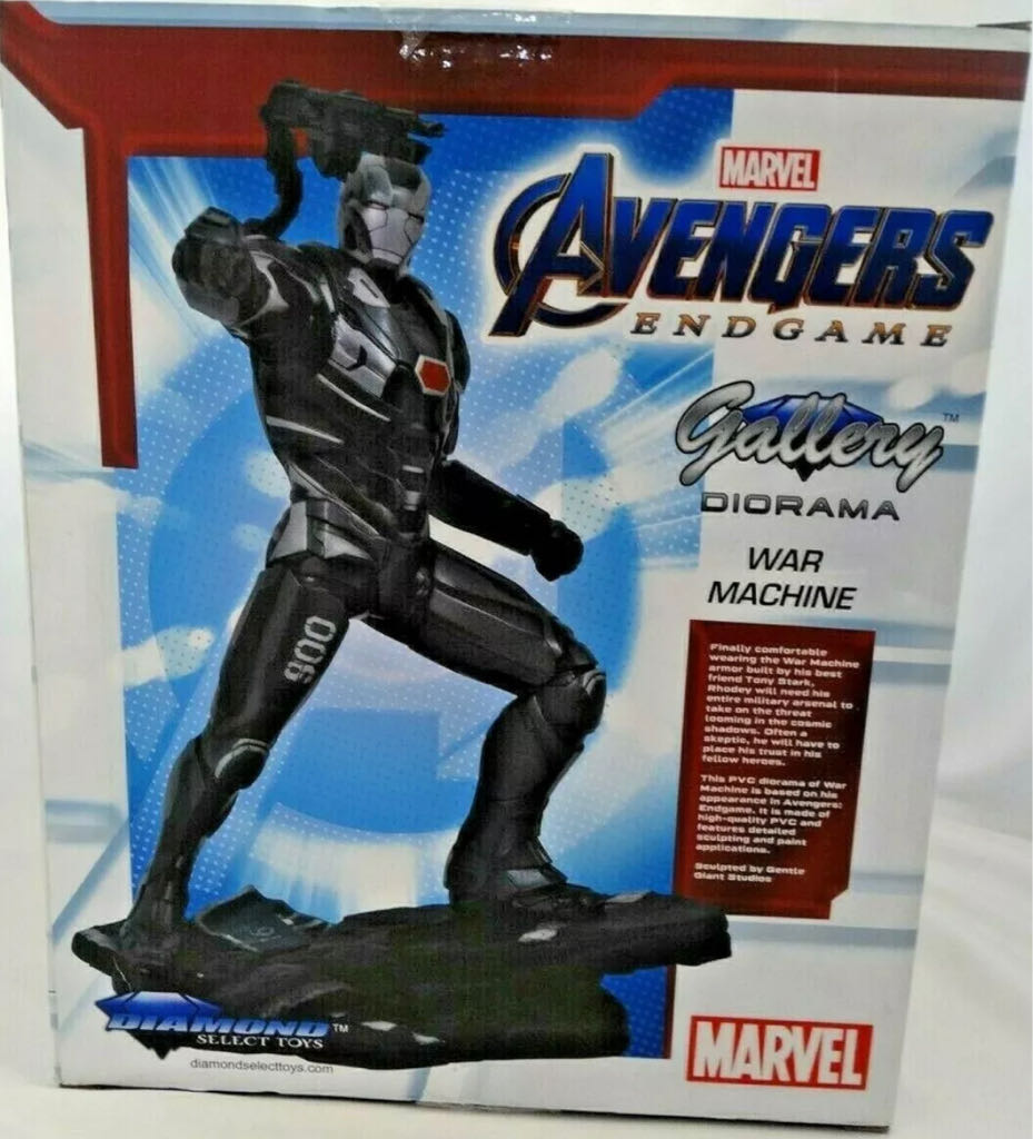 War Machine Avengers Endgame Diamond Select PVC Statue - Diamond Select Toys action figure collectible [Barcode 699788833261] - Main Image 2