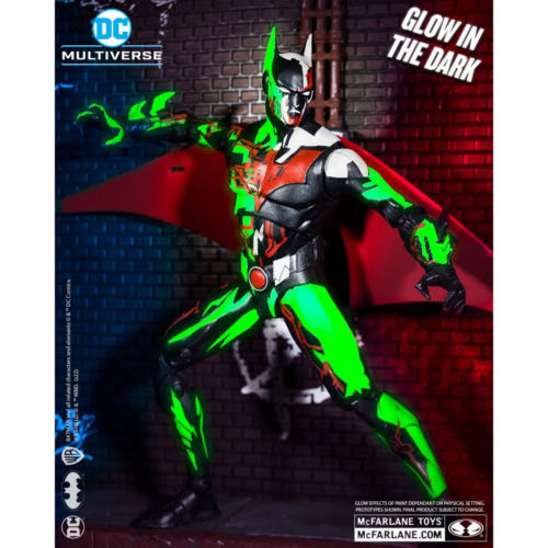 DC Multiverse: Batman Beyond (Glow in the Dark) - McFarlane Toys (McFARLANE / DC MULTIVERSE) action figure collectible [Barcode 787926156195] - Main Image 3