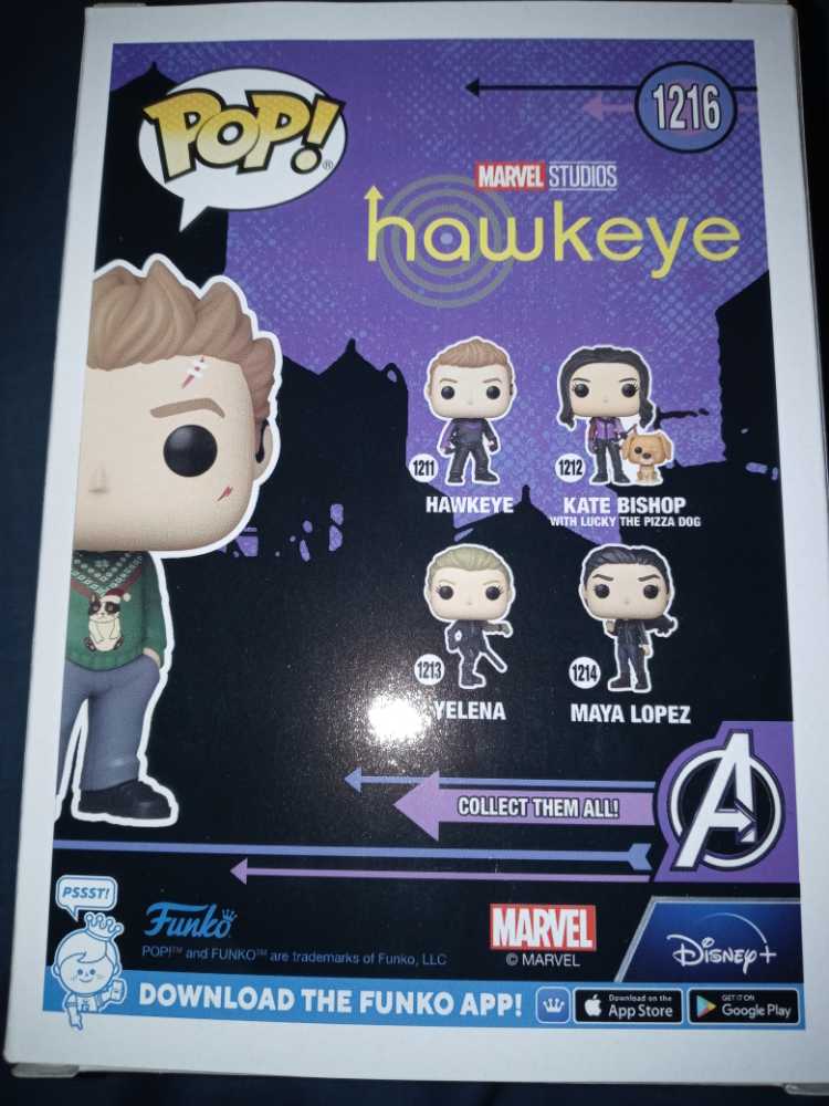 Marvel- Hawkeye Funko 1216 - Funko (Marvels Hawkeye) (Marvels Hawkeye) action figure collectible [Barcode 889698611282] - Main Image 2