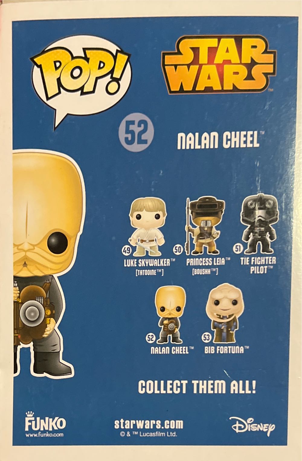 Cheel Funko Pop! Vinyl Bobble Head Funko Pop Star Wars Nalan Cheel Vinyl Star - Funko Disney (Action Figure) action figure collectible [Barcode 849803057794] - Main Image 3