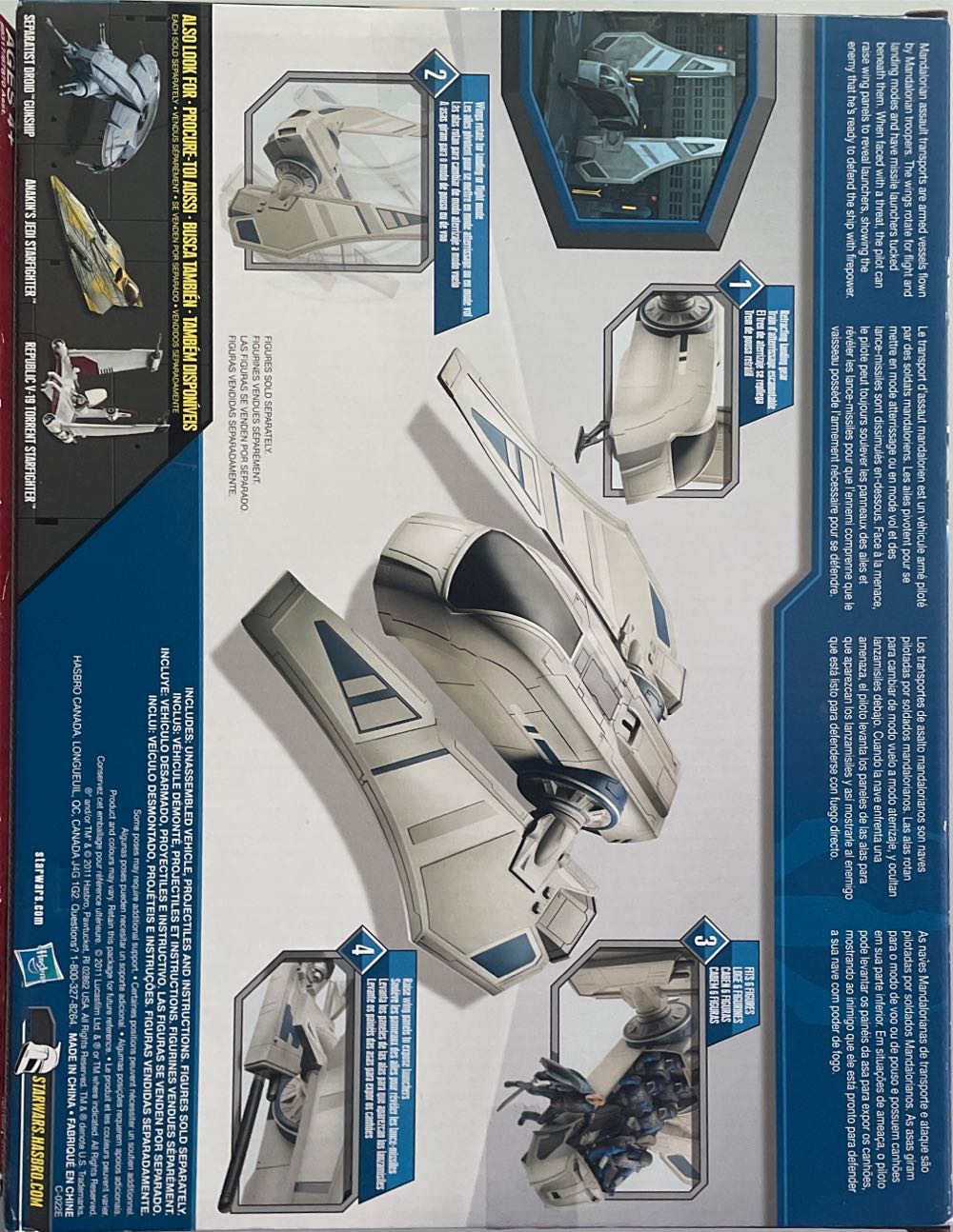 Mandalorian Assault Transport  action figure collectible [Barcode 653569639954] - Main Image 2