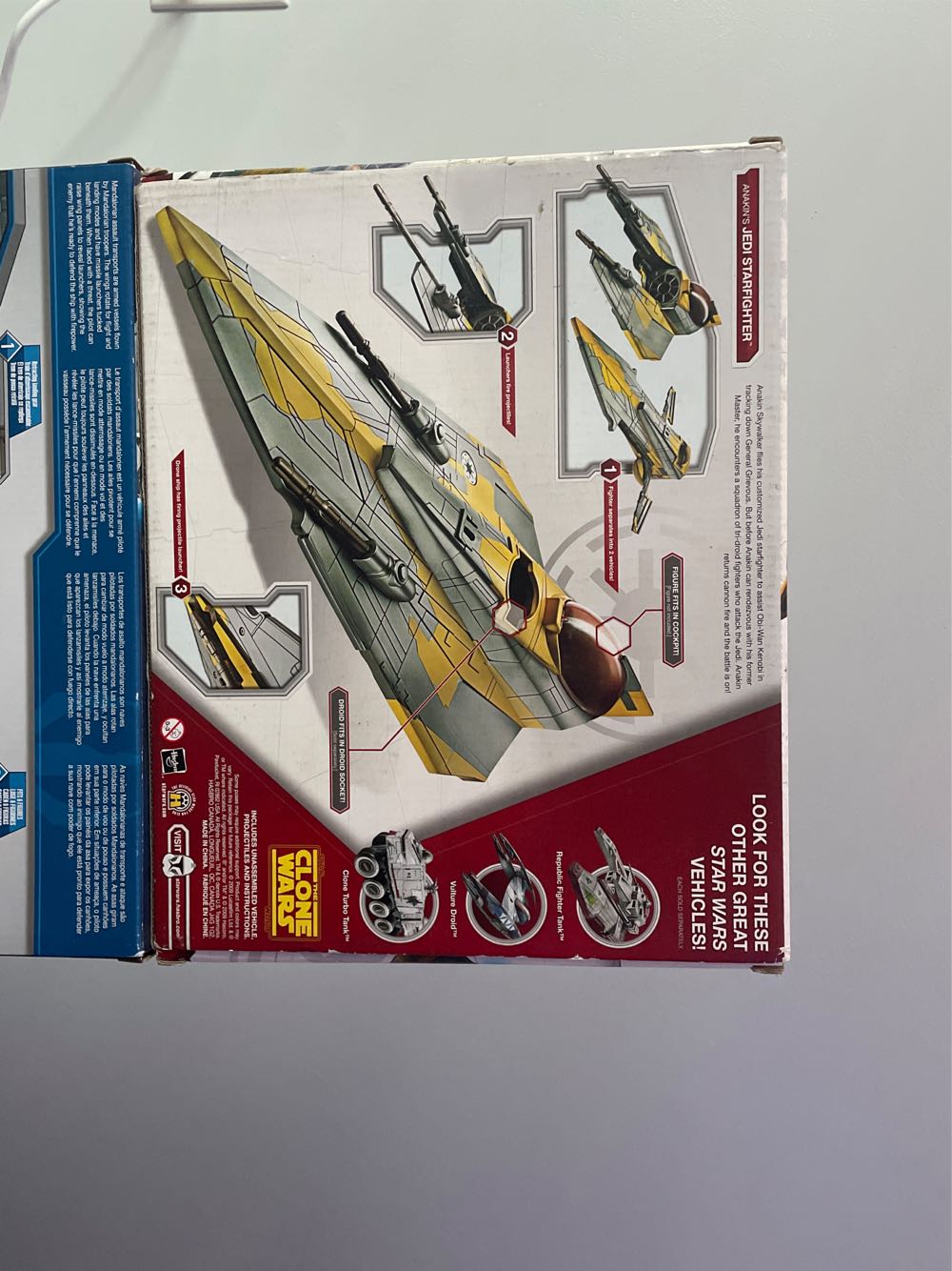 Vehicles Anakin’s Jedi Starfighter  (2008-2013 The Clone Wars) action figure collectible [Barcode 653569402329] - Main Image 2