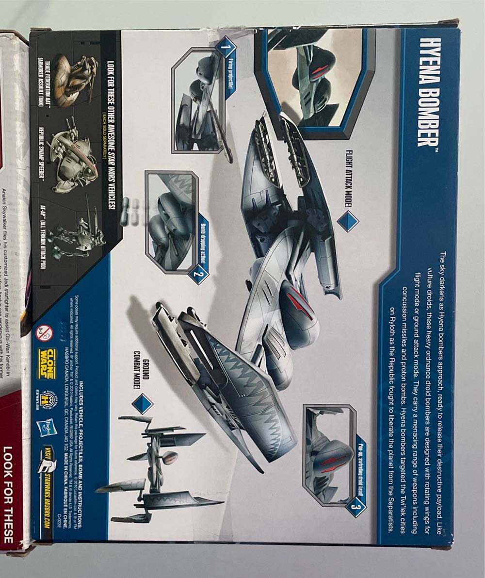 Hyena Bomber - Hasbro (The Clone Wars) action figure collectible [Barcode 653569514886] - Main Image 2