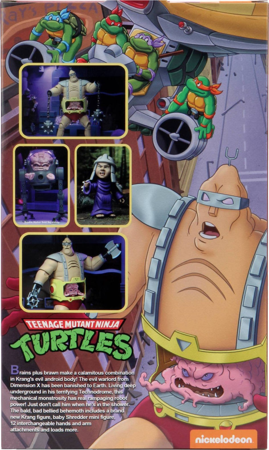 NECA: TMNT: The Wrath Of Krang - Neca (NECA TMNT Cartoon Series) action figure collectible [Barcode 634482541579] - Main Image 2