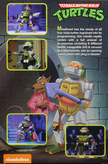Neca TMNT Metalhead : Cartoon  - Neca (Neca) action figure collectible [Barcode 634482541234] - Main Image 2