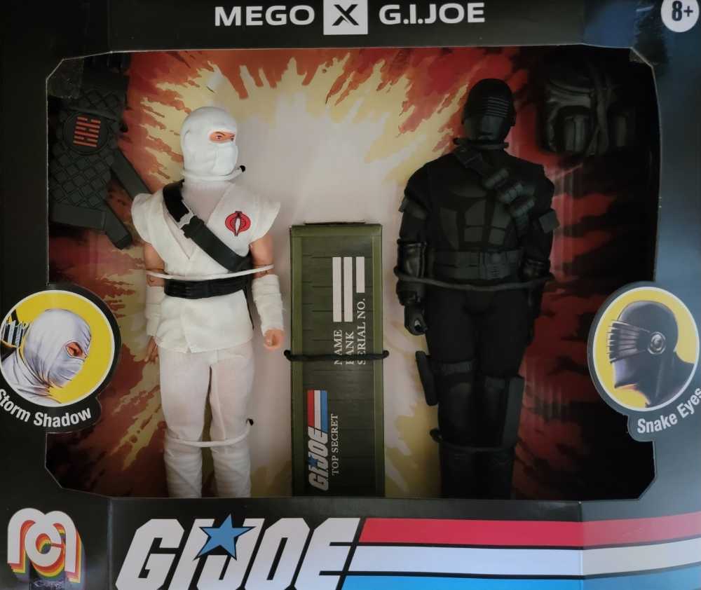 G.I. Joe x Mego Ninja Rivals Snake Eyes & Storm Shadow 2-Pack - Hasbro (Mego) action figure collectible - Main Image 3