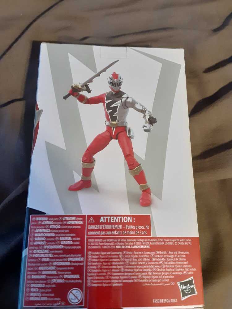 Dino Fury Red Ranger - Hasbro (PR Dino Fury) action figure collectible [Barcode 195166152196] - Main Image 2