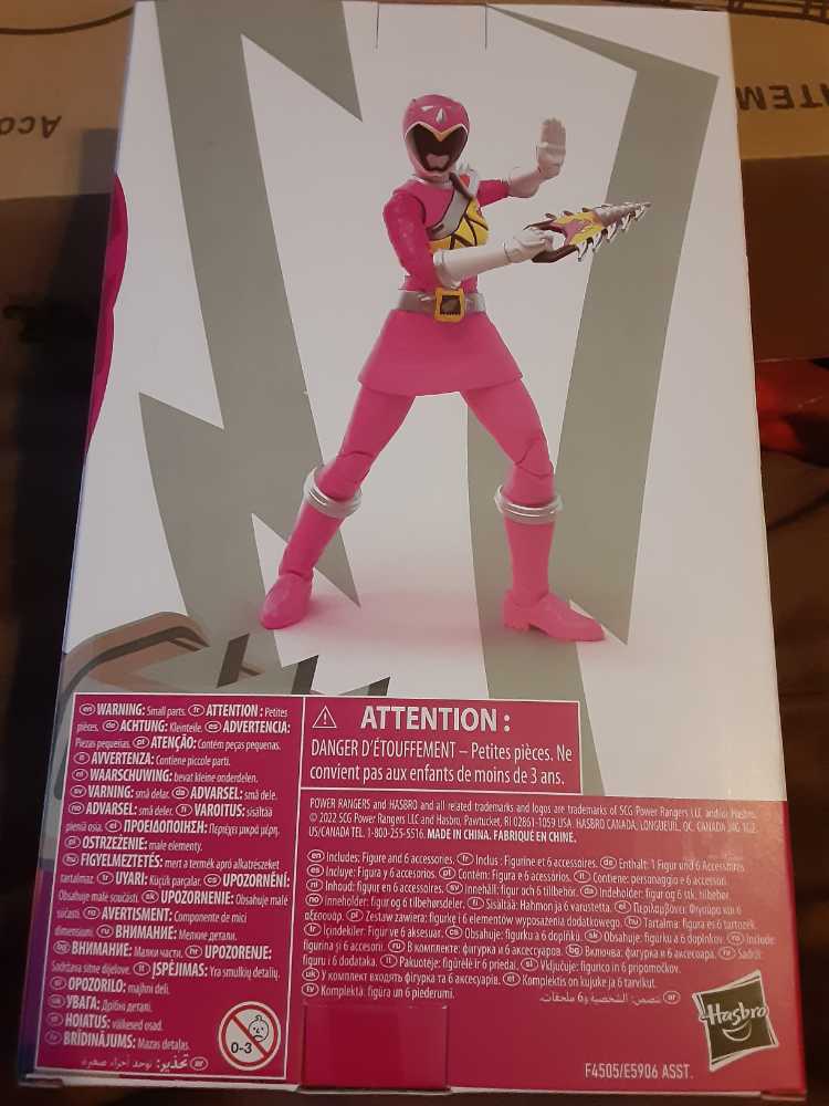 Dino Charge Pink Ranger - Hasbro (PR Dino Charge) action figure collectible [Barcode 195166152219] - Main Image 2