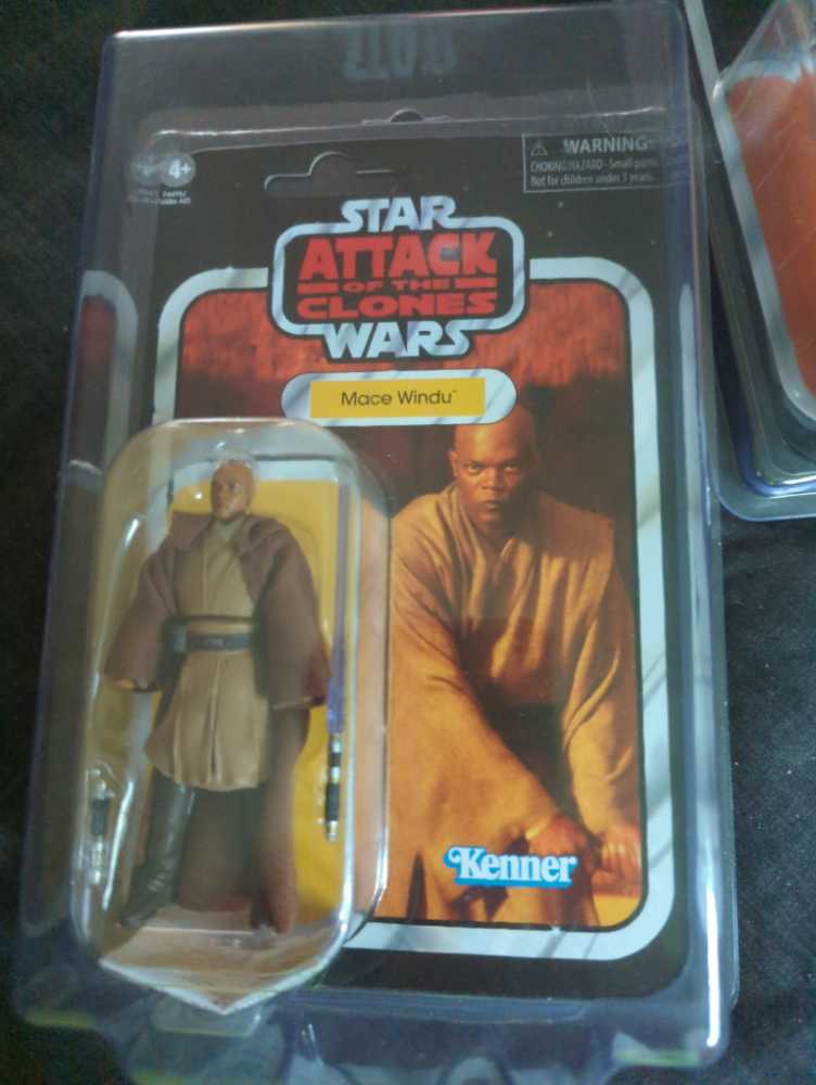 VC35 Mace Windu - Hasbro/Kenner (Star Wars - Vintage Collection - Attack Of The Clones) action figure collectible [Barcode 5010993967919] - Main Image 4
