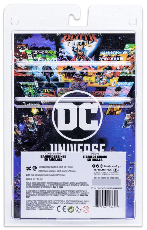 Page Punchers: Batman (Hush) - Mcfarlane (3 inch Page Punchers : DC) action figure collectible [Barcode 787926158427] - Main Image 2