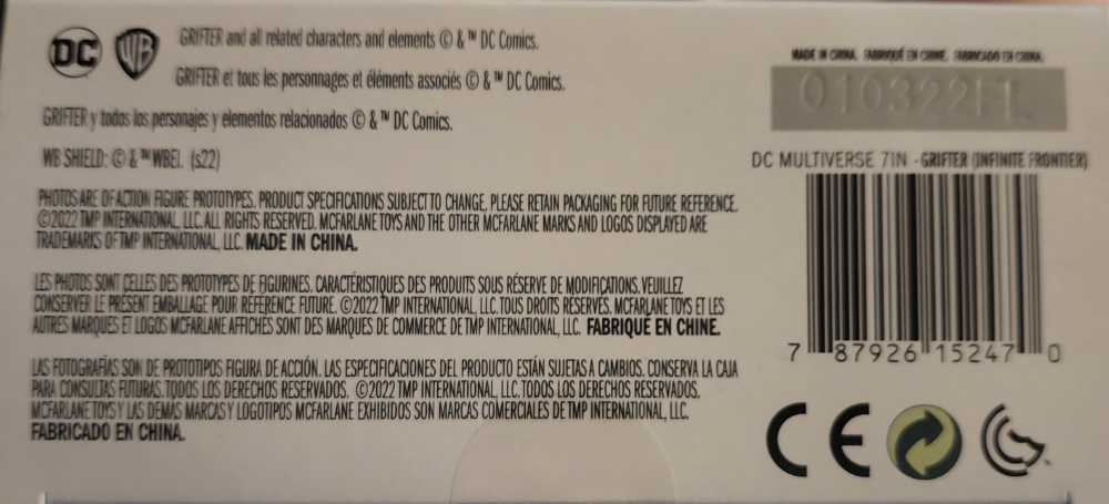 Infinite Frontier Grifter - DC - JUSTICE LEAGUE (Justice League) action figure collectible [Barcode 787926152470] - Main Image 4