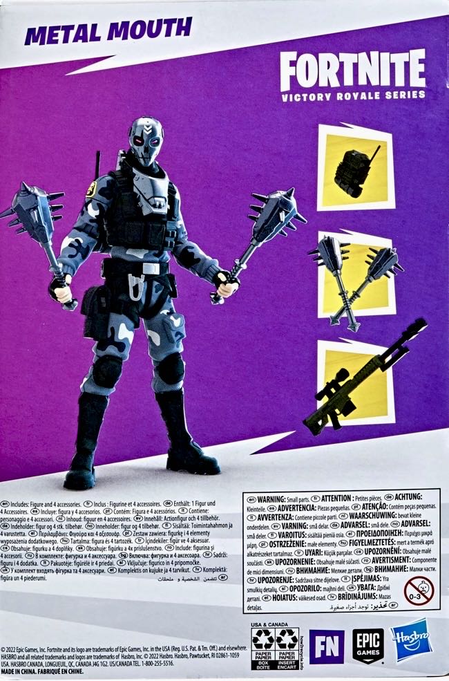 Fortnite: Metal Mouth - Hasbro (Fortnite Victory Royale Series) action figure collectible [Barcode 5010993976478] - Main Image 2