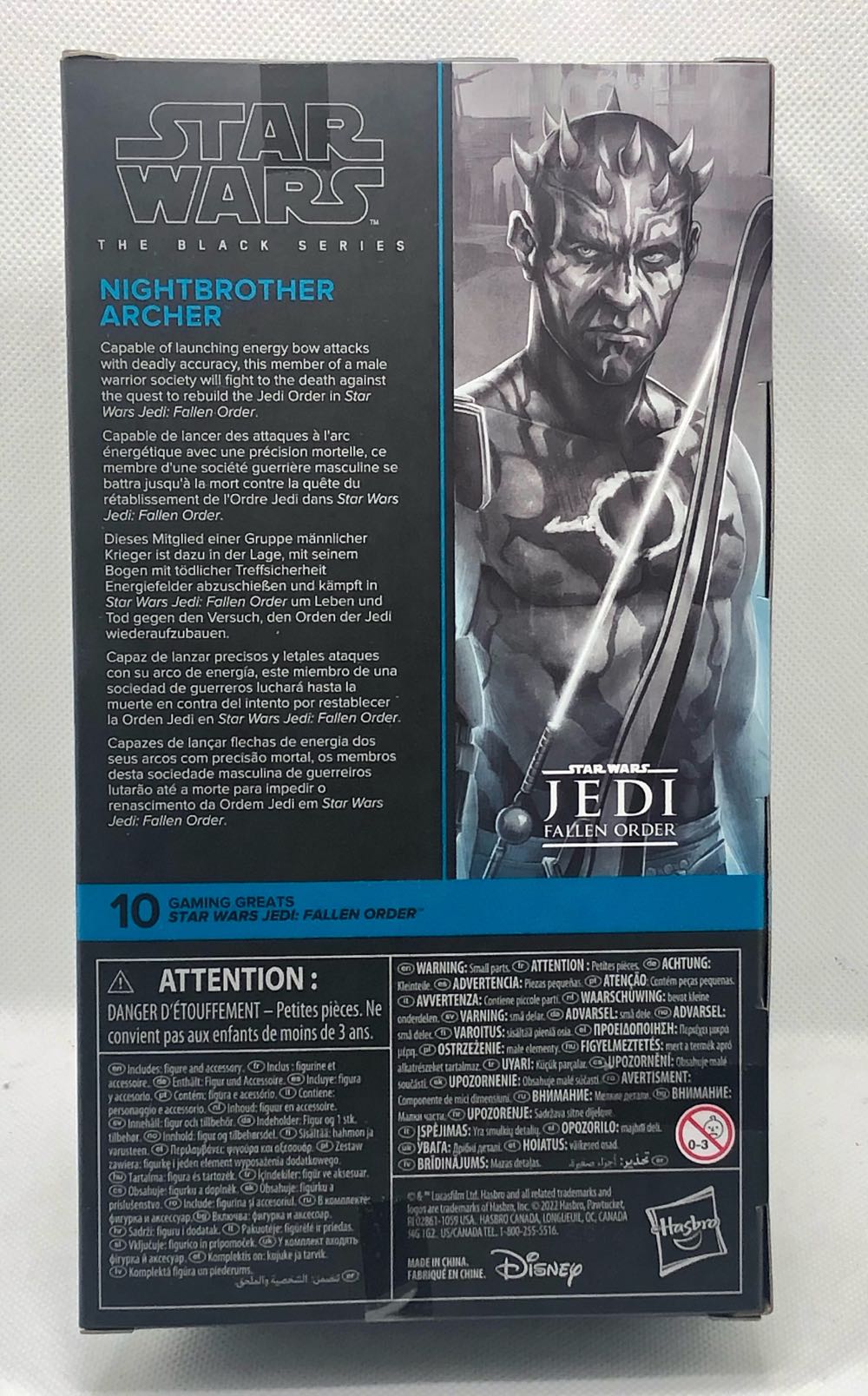 Nightbrother Archer (Gaming Greats) - Hasbro (Star Wars Black 6”) (Star Wars) action figure collectible - Main Image 2