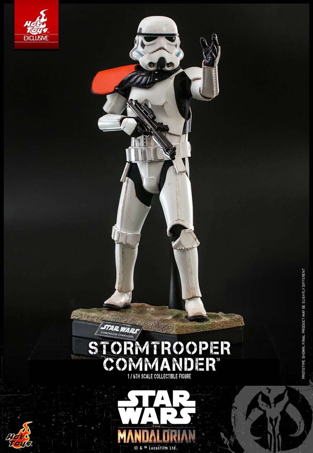 Stormtrooper Commander - Hot Toys / Sideshow (Star Wars: The Mandalorian) action figure collectible [Barcode 4895228607836] - Main Image 3