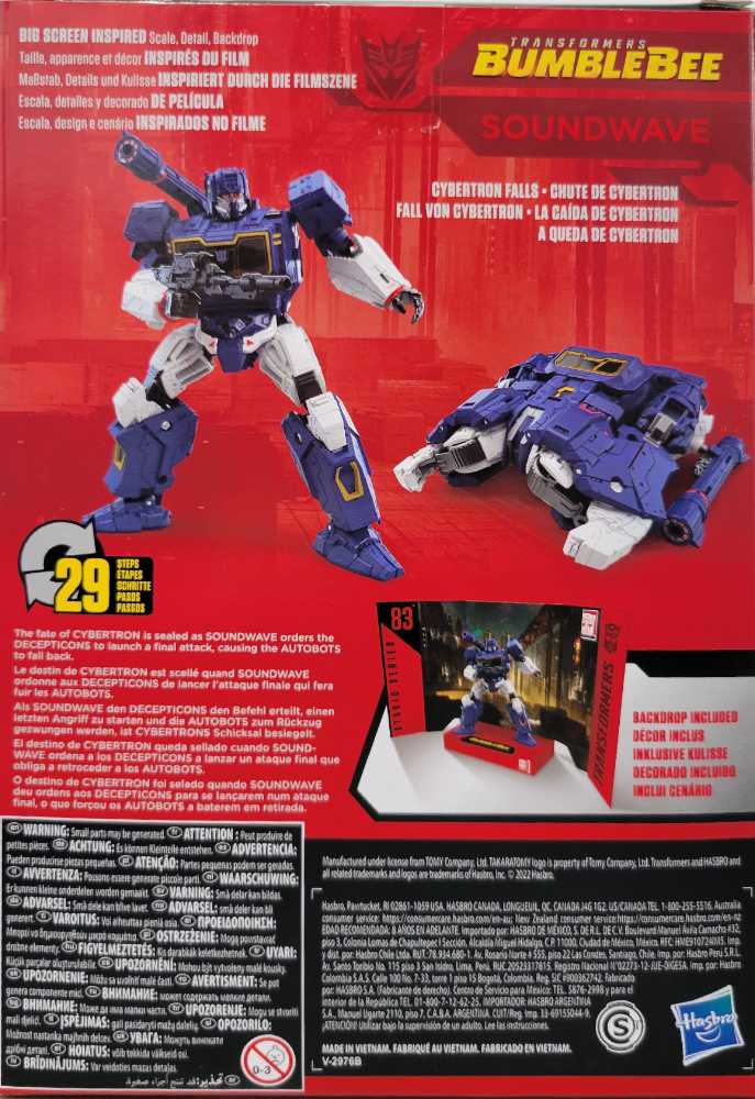 83 Soundwave Bumblebee  - Hasbro (Studio Series) action figure collectible - Main Image 4