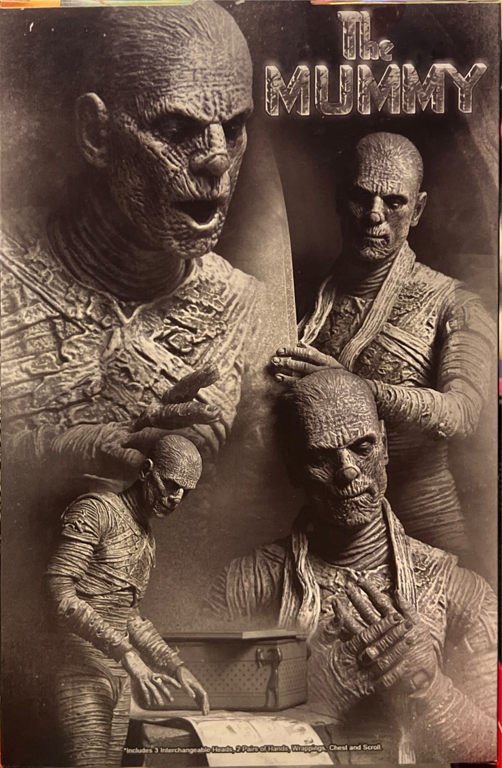 NECA - Ultimate Mummy (Black & White)  - Neca/Reel Toys (The Mummy (1932)) action figure collectible [Barcode 634482048122] - Main Image 4