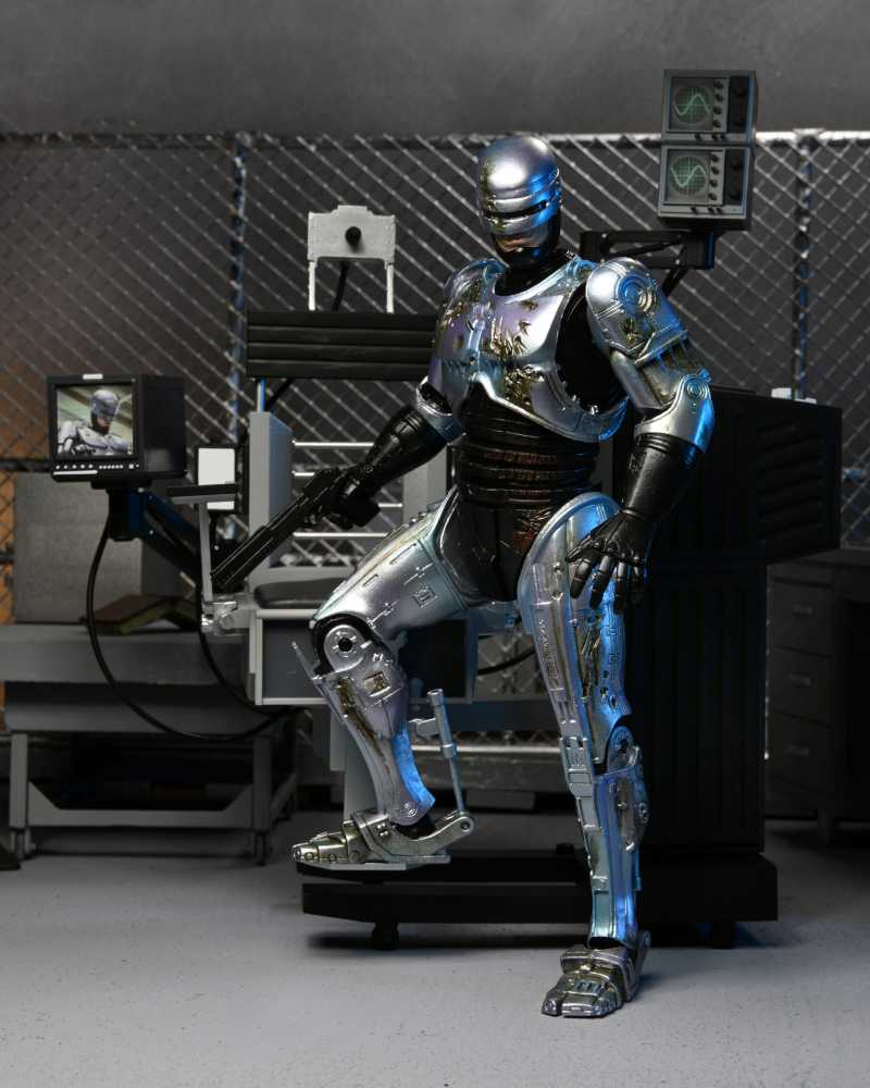 RoboCop (Battle Damaged) & Chair - NECA, Inc. (Robocop) action figure collectible [Barcode 634482421420] - Main Image 3