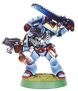 Space Marines: Space Wolves Captain - Games Workshop (Space Wolves) action figure collectible [Barcode 5011921178469] - Main Image 3