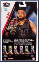 Akam - Mattel (WWE Elite Series #62) action figure collectible [Barcode 887961572827] - Main Image 2