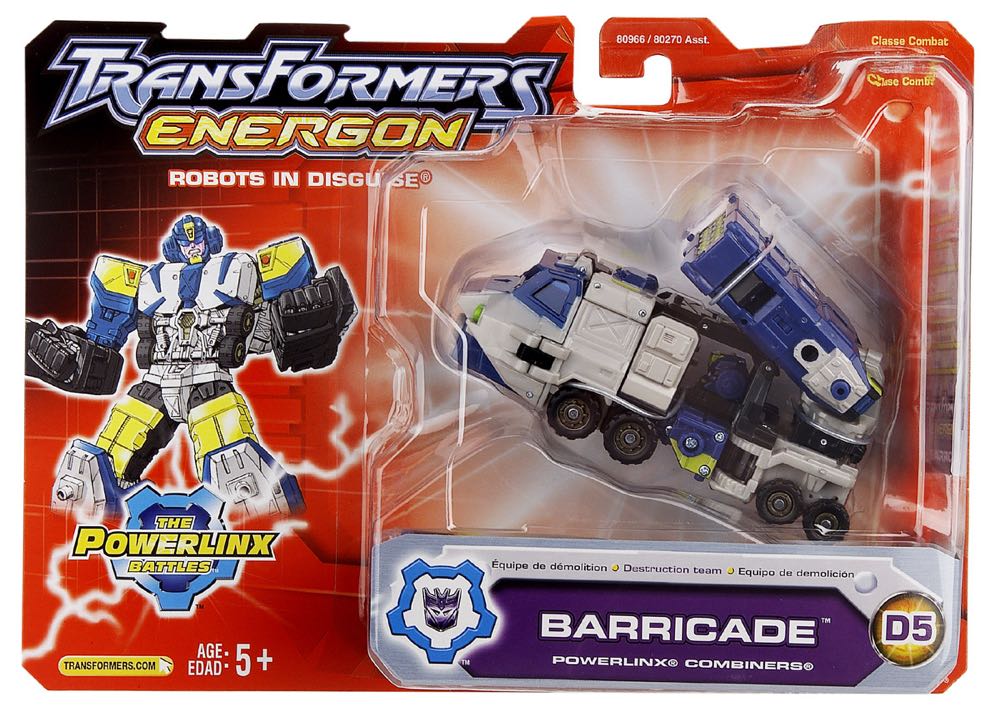 Barricade - Voyager Class - Hasbro (Transformers) action figure collectible [Barcode 653569013884] - Main Image 2