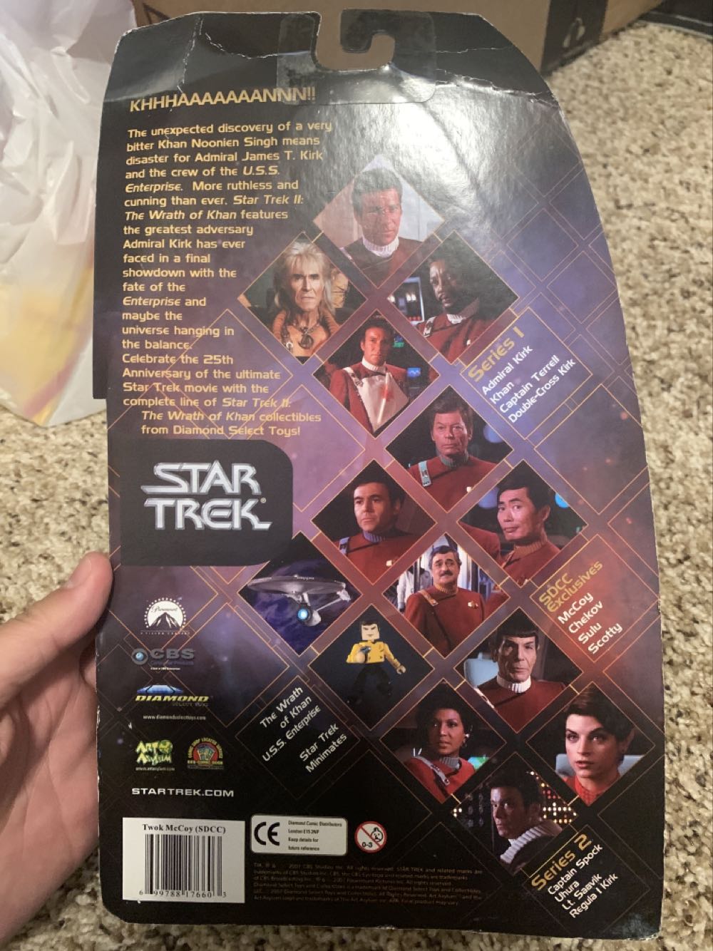 Star Trek: Dr. McCoy - Diamond Select (Star Trek II The Wrath Of Khan) action figure collectible [Barcode 699788176603] - Main Image 2